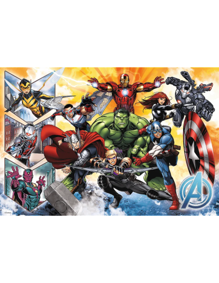 Puzzle carton 100 piese Trefl Avengers - Razbunatorii in atac, 16431, 6+ ani