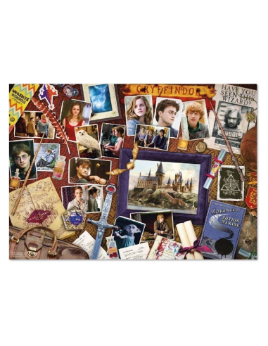 Puzzle carton 500 piese Trefl Harry Potter - amintiri de la Hogwarts, 37400, 10+ ani