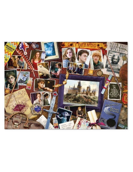 Puzzle carton 500 piese Trefl Harry Potter - amintiri de la Hogwarts, 37400, 10+ ani