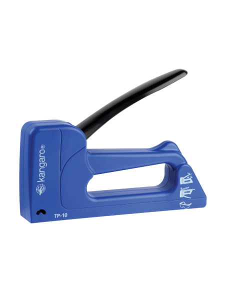 Capsator tacker Kangaro TP-10, plastic, albastru