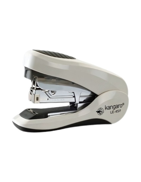 Capsator Kangaro Less Effort LE-45F, 24/6 - 26/8, 40 coli, 48mm, capsare usoara plata, ivory