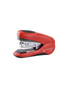 Capsator Kangaro Less Effort LE-45F, 24/6 - 26/8, 40 coli, 48mm, capsare usoara plata, rosu 2