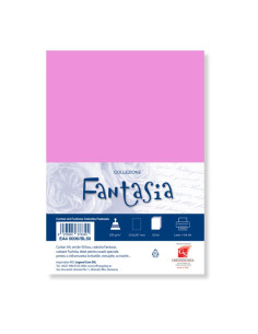 Carton colorat A4 COLORARTE FANTASIA, 200g/mp, fuchsia, top 50 coli