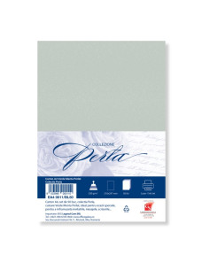 Carton colorat A4 COLORARTE PERLA, 250g/mp, verde menta perlat, top 50 coli