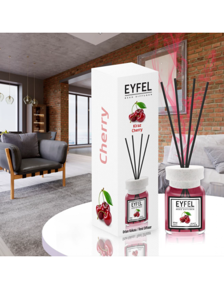Odorizant camera cu betisoare Eyfel, cirese, 120ml