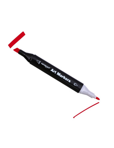 Borseta cu 36x Marker 2 capete Keyroad ArtMarkers MP74244, varf fin/tesit