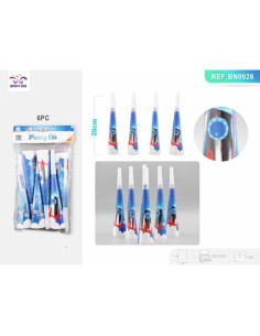Trompeta petrecere PartyGo, imprimeu spatial, BN0026, set 6 buc