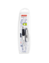 Stilou Herlitz my.pen, penita iridium, alimentare rezerve, grip cauciucat, corp plastic alb, blister (+1 rezerva)