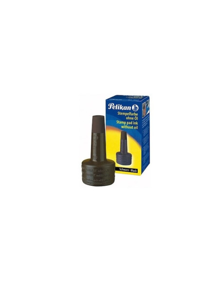 Tus stampila Pelikan, neuleios, negru, 28ml, cu picurator