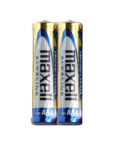 Baterie Maxell AAA / LR3, 1.5V, alcalina, LR03-MX/2P / 72608, set 2 buc
