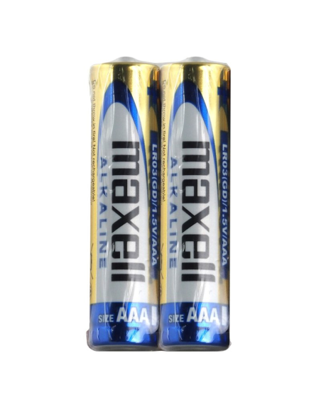 Baterie Maxell AAA / LR3, 1.5V, alcalina, LR03-MX/2P / 72608, set 2 buc