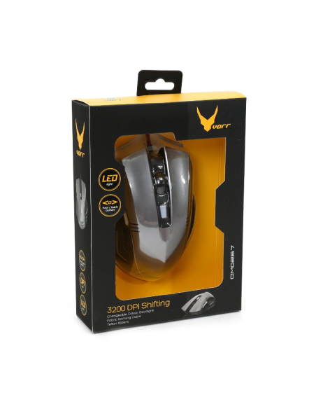Mouse optic Omega Varr Gaming OM0267 43213, 1200-3200 dpi, USB, 6 butoane, negru