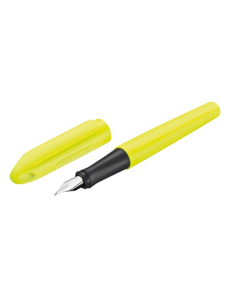 Stilou Pelikan Happy Pen 822343, varf M, alimentare rezerve, corp plastic , +6 rezerve