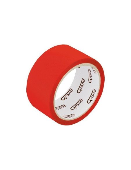 Banda adeziva Grand 130-1243, simpla, 48mm x 50m, rosu, acrilic
