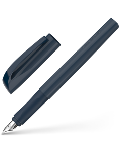 Stilou Schneider Xpect STI169 / 1690 11, varf M, alimentare rezerve, corp plastic space blue, grip cauciucat 2