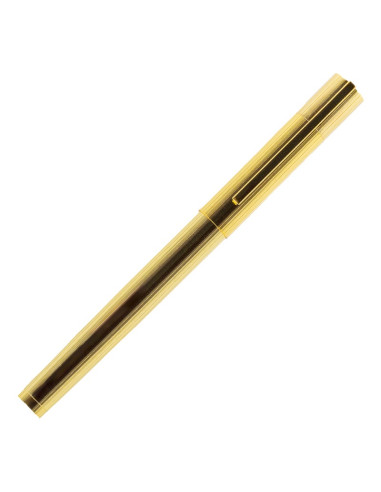 Stilou Cnx 8056, alimentare pompita, corp metalic , corp si capac auriu