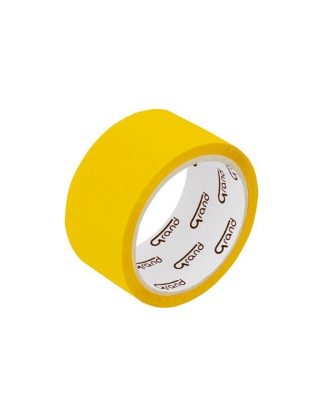 Banda adeziva Grand 130-1247, simpla, 48mm x 50m, galben, acrilic