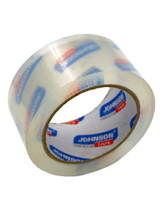 Banda adeziva Johnson, simpla, 48mm x 90yard, transparent, acrilic