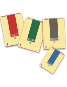 Blocnotes A7 Pigna Styl, 60 file, velin, cu spira