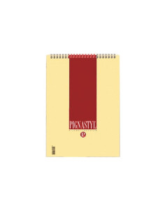 Blocnotes A4 Pigna Styl, 60 file, dictando, cu spira