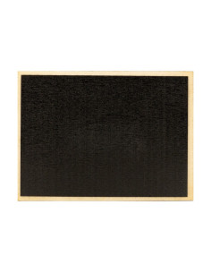 Accesorii creatie - lemn - tabla dreptunghiulara, neagra, 14x11cm, cu carlig de prindere, Colorarte 2