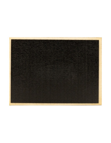 Accesorii creatie - lemn - tabla dreptunghiulara, neagra, 14x11cm, cu carlig de prindere, Colorarte