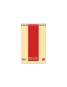 Blocnotes A5 Pigna Styl, 60 file, dictando, cu spira