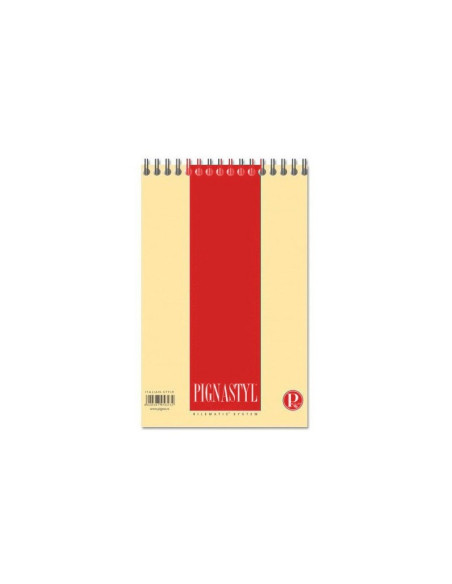 Blocnotes A5 Pigna Styl, 60 file, dictando, cu spira