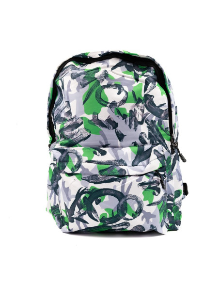 Ghiozdan CNX Grafitti, 1 compartiment, 3 buzunare, textil, diverse culori, 3221