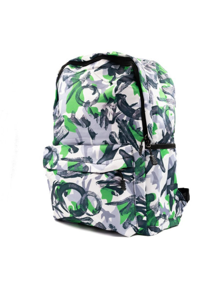 Ghiozdan CNX Grafitti, 1 compartiment, 3 buzunare, textil, diverse culori, 3221