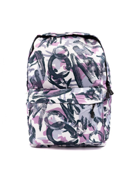 Ghiozdan CNX Grafitti, 1 compartiment, 3 buzunare, textil, diverse culori, 3221