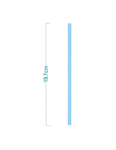 Paie albastre 20cm, PartyGo, DE0084, set 25 buc 2
