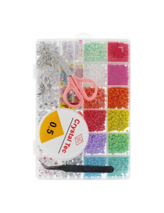 Set creatie accesorii margele alfabet MegaCreative, 532113, 19x13x2cm