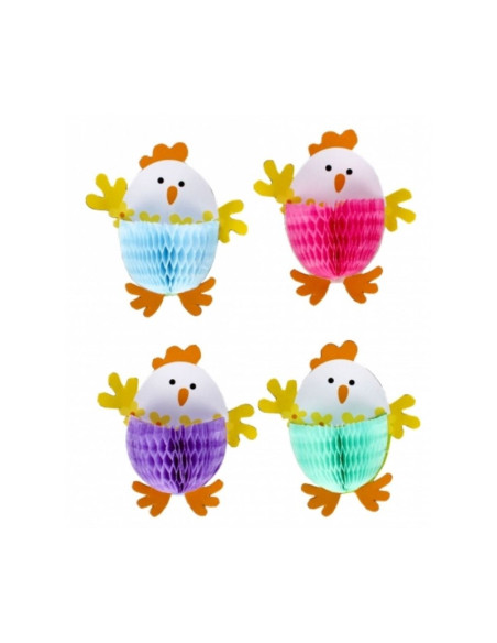 Abtibilduri - puisori Paste 10x17cm, Craft with Fun, 531802, set 4 buc