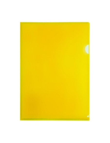 Folie de protectie Noki 4812, A4, portret, 70 microni, deschidere in L, plastic, galben, set 100 buc