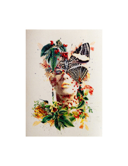 Set creativ - pictura cu diamante 40x50cm, CNX Paint by Beads - Chip - Suflet de fluture - cu cifre si litere, 8103