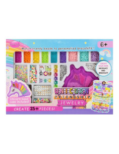 Set creatie accesorii margele bratari Unicorn, MegaCreative, 549596, 38x27x5cm, 6+ ani
