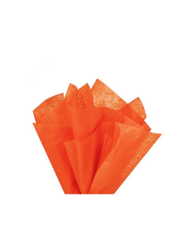 Hartie matase Colorarte, 66x50cm, portocaliu, set 100 coli