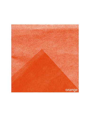 Hartie matase Colorarte, 66x50cm, portocaliu, set 100 coli