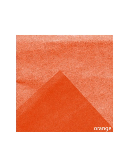 Hartie matase Colorarte, 66x50cm, portocaliu, set 100 coli