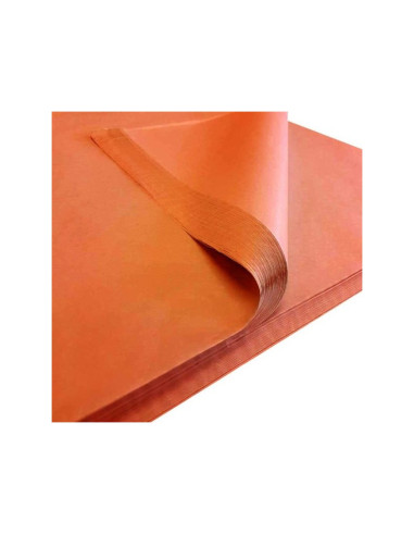 Hartie matase Colorarte, 66x50cm, portocaliu, set 100 coli