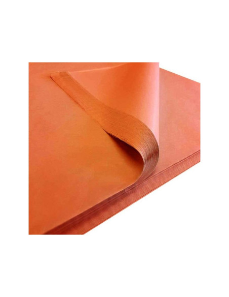 Hartie matase Colorarte, 66x50cm, portocaliu, set 100 coli