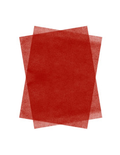 Hartie matase Colorarte, 66x50cm, rosu, set 100 coli