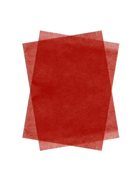 Hartie matase Colorarte, 66x50cm, rosu, set 100 coli