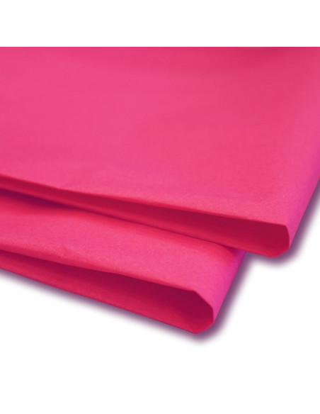 Hartie matase Colorarte, 66x50cm, ciclam, set 100 coli