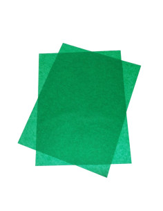 Hartie matase Colorarte, 66x50cm, verde, set 100 coli
