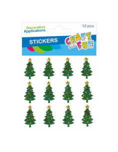 Accesorii creatie - stickere autoadezive - braduti, set 12 buc, Craft with Fun 545827