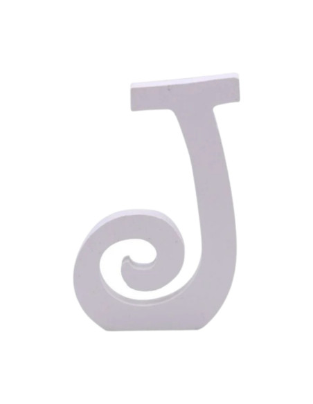 Decoratiuni petrecere Zebra litera J, 11cm, lemn, autoadeziva, JAB0469