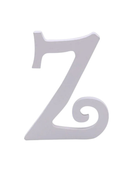 Decoratiuni petrecere Zebra litera Z, 11cm, lemn, autoadeziva, JAB0485