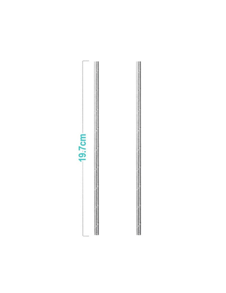 Paie argintii PartyGo, 20cm, DE0092, set 25 buc